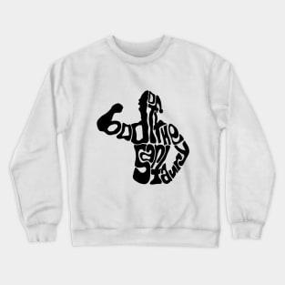 Bodybuilder with big Muscles Crewneck Sweatshirt